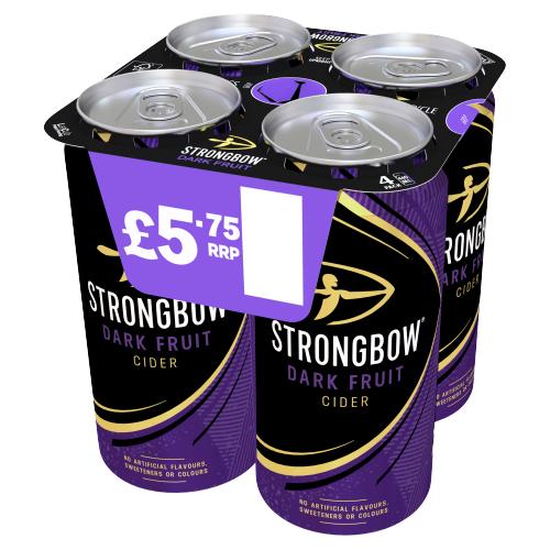 STRONGBOW DARK FRUIT 4PK - 440ML - Branded