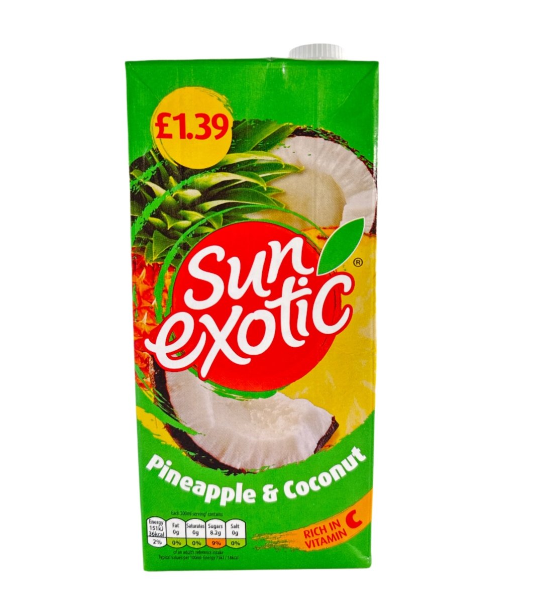 Sun Exotic Pineapple & Coconut - 1ltr - SUN EXOTIC
