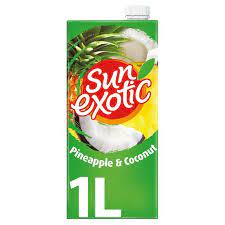 SUN EXOTIC PINEAPPLE & COCONUT - 1LTR - SUN EXOTIC