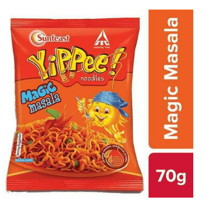 SUNFEAST YIPPEE MAGIC MASALA NOODLES - 70G - SUNFEAST