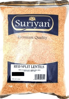 SURIYAN RED LENTILS - SPECIAL - 2KG - SURIYAN