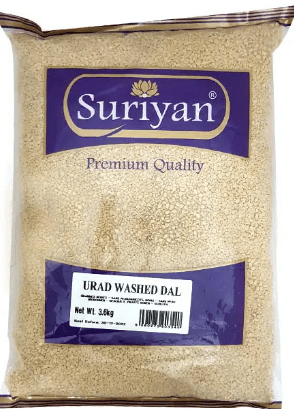 SURIYAN URAD WASHED DAL - 3.6 KG - SURIYAN