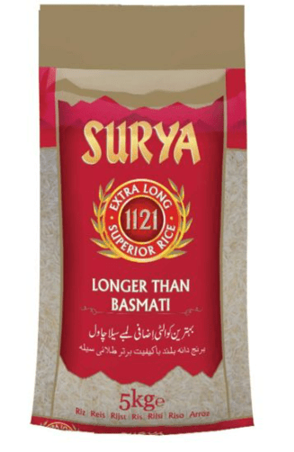 SURYA 1121 EXTRA LONG SUP RICE - 5KG - SURYAA