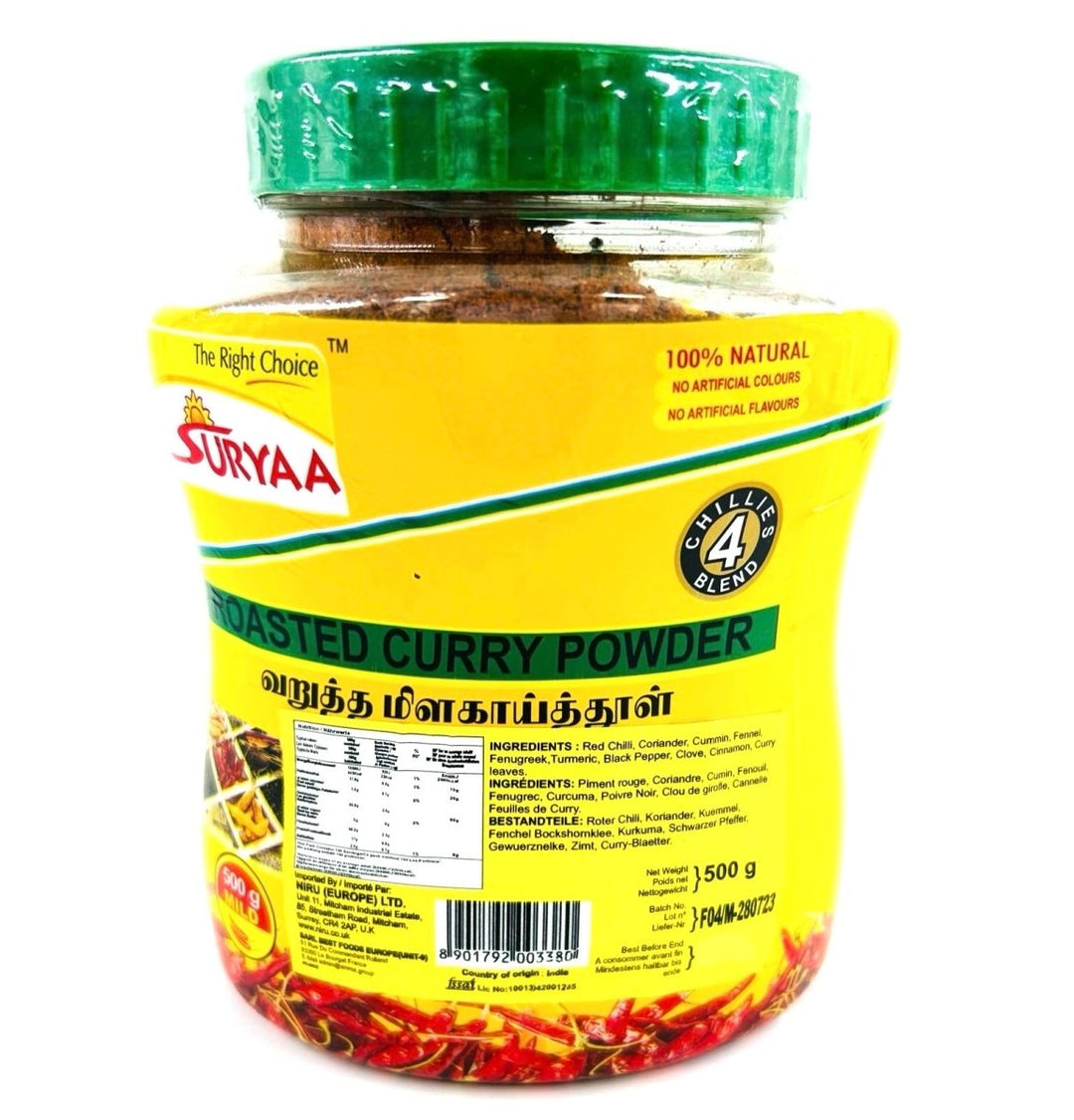 SURYA ROASTED CURRY POWDER MILD - 500G - SURYAA