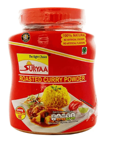 SURYAA EXTRA HOT ROASTED CURRY POWDER - 900G - SURYAA