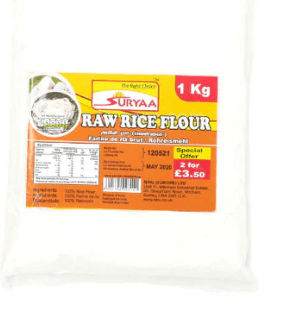 SURYAA RAW RICE FLOUR - 1KG - SURYAA