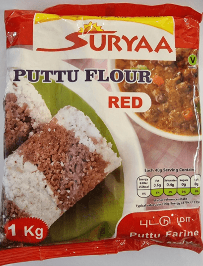 SURYAA RED PUTTU FLOUR - 1KG - SURYAA