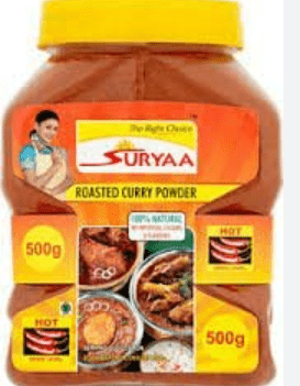 SURYAA ROASTED CURRY POWDER - 500G - SURYAA