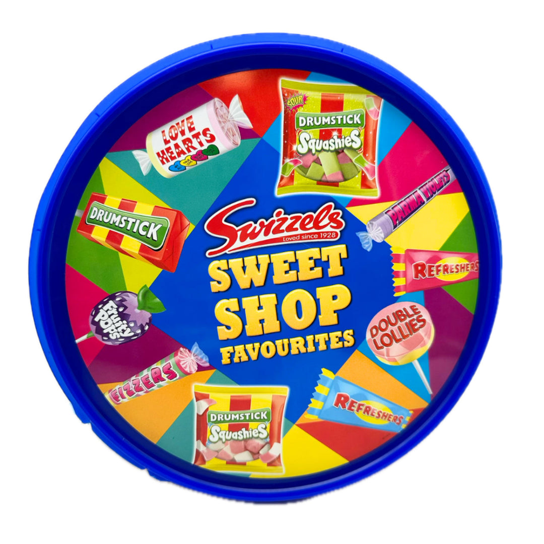 SWIZZELS SWEET SHOP FAVOURITES TUB - 650G - SWIZZELS