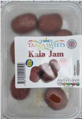 TAAZA SWEETS KALA JAMUN - 250G - TAAZA