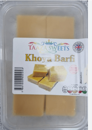 TAAZA SWEETS KHOYA BARFI - 200G - TAAZA