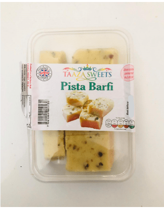 TAAZA SWEETS PISTA BARFI - 200G - TAAZA