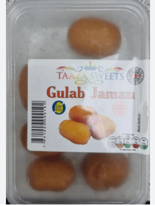 TAAZA SWEETS SMALL GULAB JAMAN - 250G - TAAZA