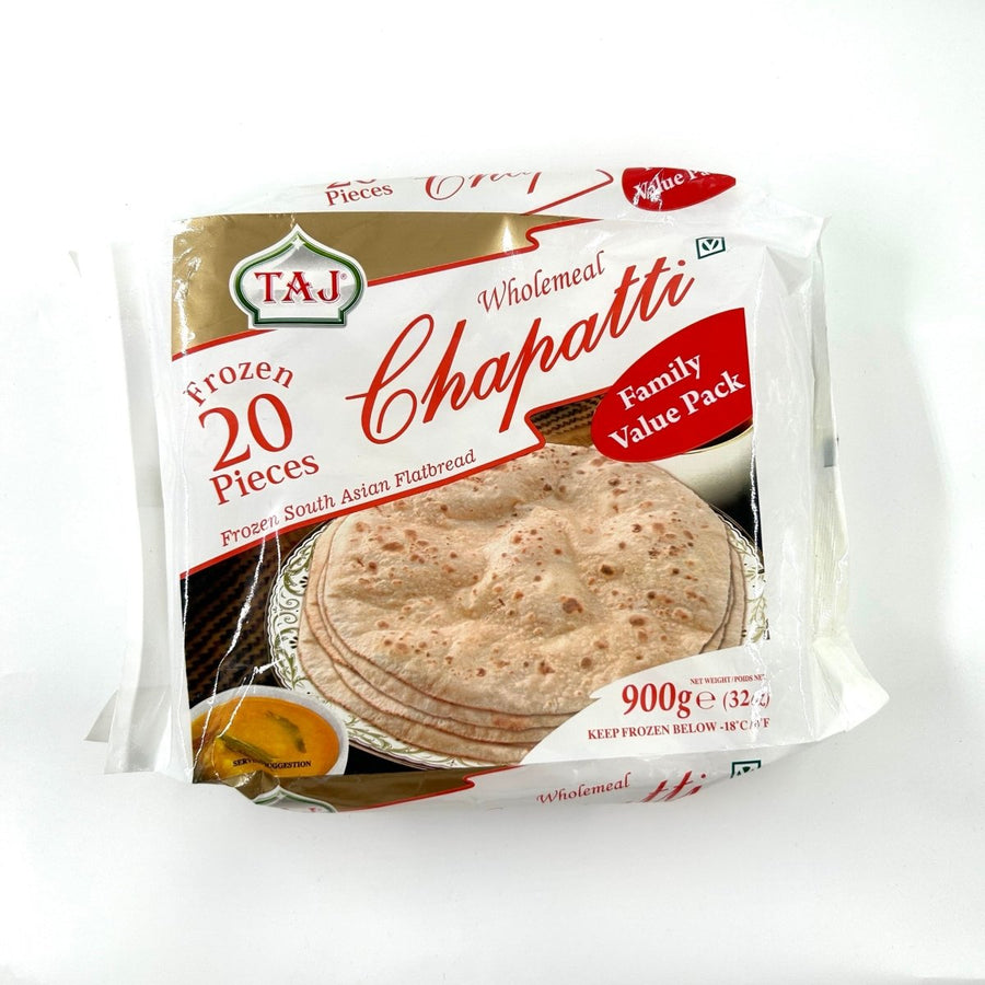 TAJ WHOLEMEAL CHAPATHI FAMILY PACK - 900G - TAJ