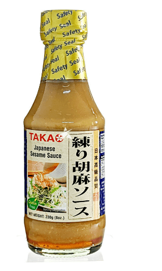 TAKAO JAPANESE SESAME SAUCE (GLUTEN FREE) 230G - TAKAO