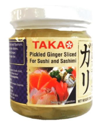 TAKAO PICKLED GINGER SLICED FOR SUSHI & SASHIMI - 200G - TAKAO