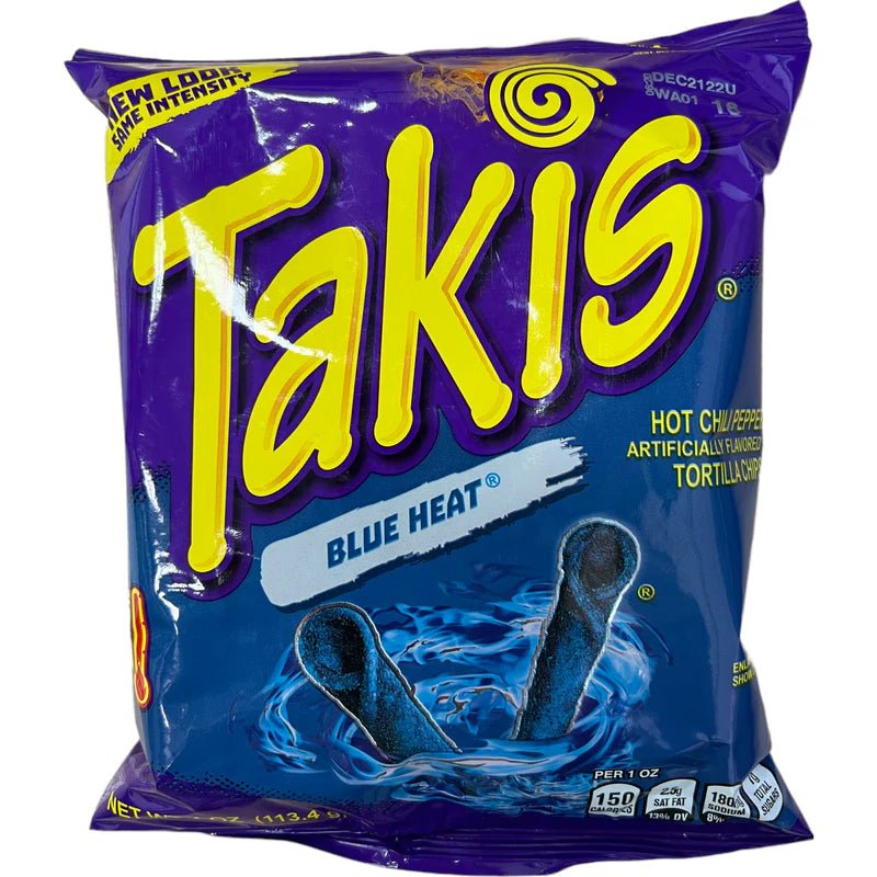 TAKIS HOT CHILI PEPPER BLUE HEAT 92.3 G - TAKIS