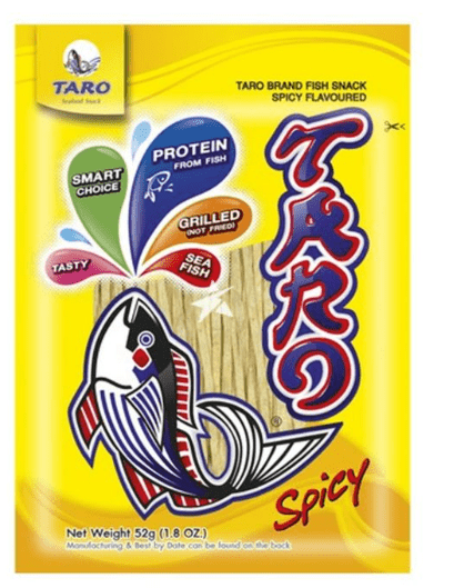 TARO BRAND FISH SNACK SPICY FLAVORED - 52G - TARO