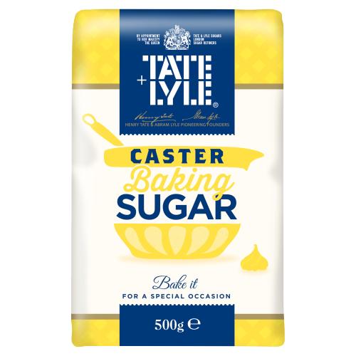 TATE & LYLE CASTER SUGAR - 500G - TATE & LYLE