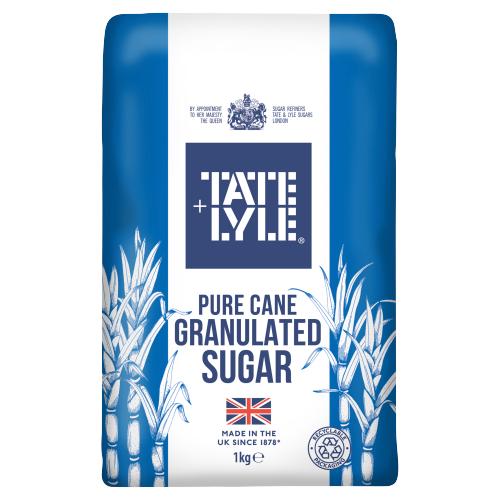 TATE & LYLE GRANULATED SUGAR - 1KG - TATE & LYLE