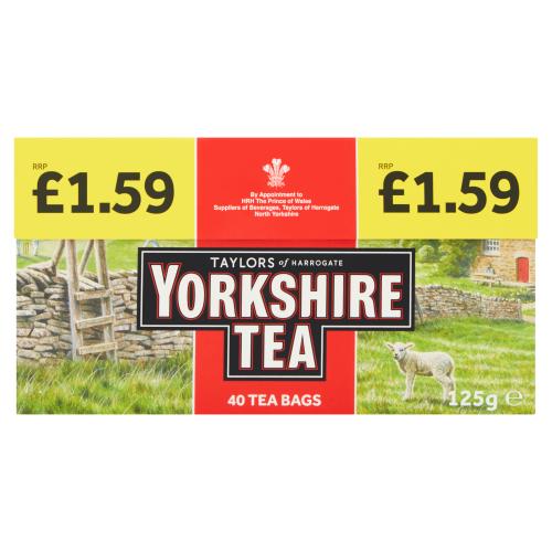 TAYLORS YORKSHIRE TEA - 40S - TAYLORS