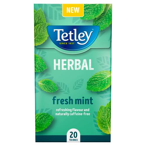 TETLEY FRESH MINT TEA - 20'S - TETLEY