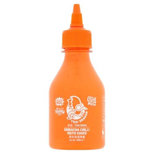 THAI DRAGON SRIRACHA CHILLI MAYO SAUCE - 200ML - THAI DRAGON