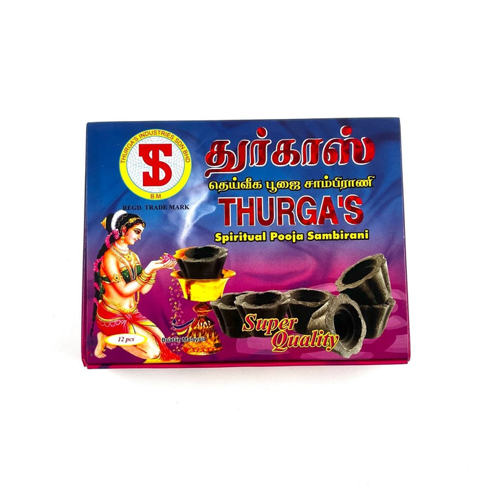 THURGAS SAMBIRANI DHOOP - 12PCS - THURGAS