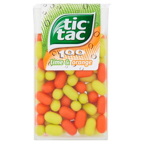 TIC TAC LIME & ORANGE T100 - 49G - TIC TAC