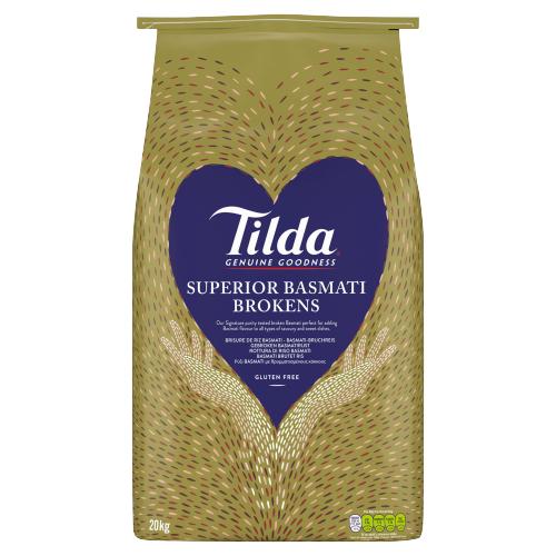 TILDA BROKEN BASMATI RICE - 20KG - TILDA