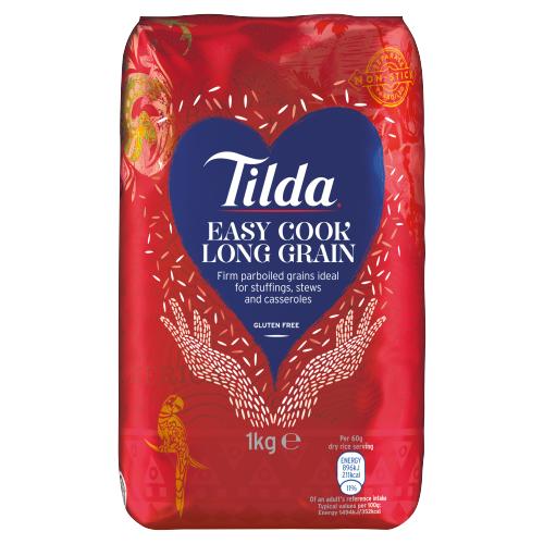 TILDA EASY COOK LONG GRAIN RICE - 1KG - TILDA