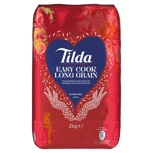 TILDA EASY COOK LONG GRAIN RICE - 2KG - TILDA