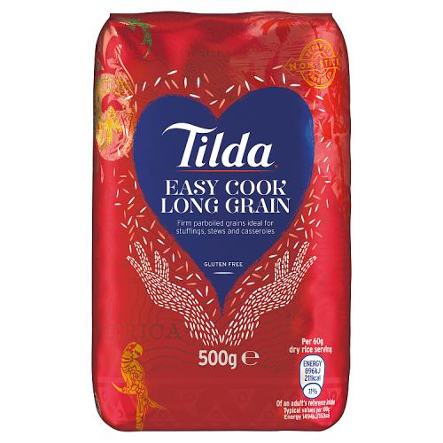 TILDA EASY COOK LONG GRAIN RICE - 500G - TILDA