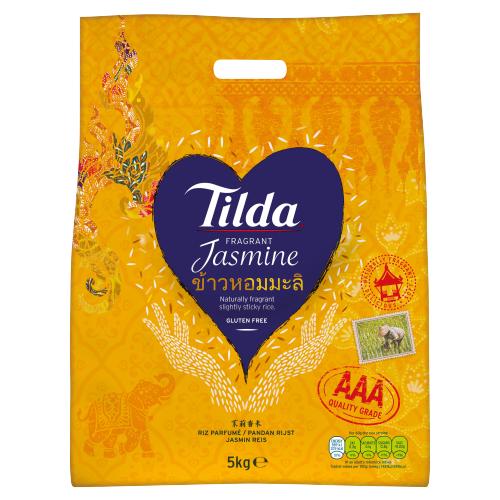 TILDA FRAGRANT JASMINE RICE - 5KG - TILDA