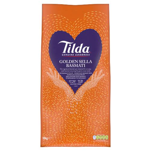 TILDA GOLDEN SELLA BASMATI RICE - 10KG - TILDA