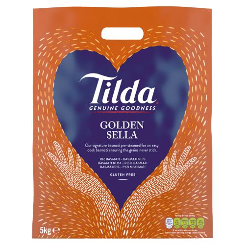 TILDA GOLDEN SELLA BASMATI RICE - 5KG - TILDA