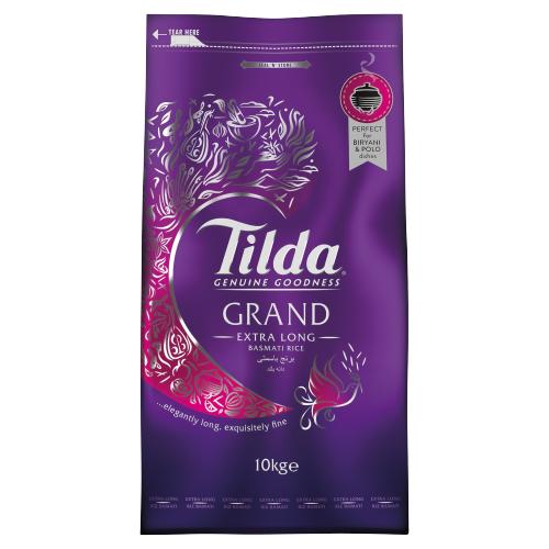 TILDA GRAND EXTRA LONG BASMATI RICE - 10KG - TILDA