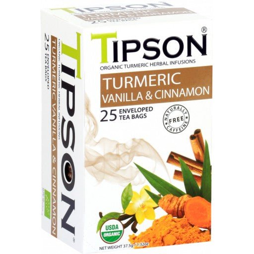 TIPSON TURMERIC VANILLA & CINNAMON - Branded