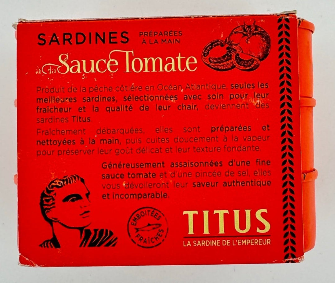TITUS SARDINES TOMATE SAUCE - 3X125G - Branded