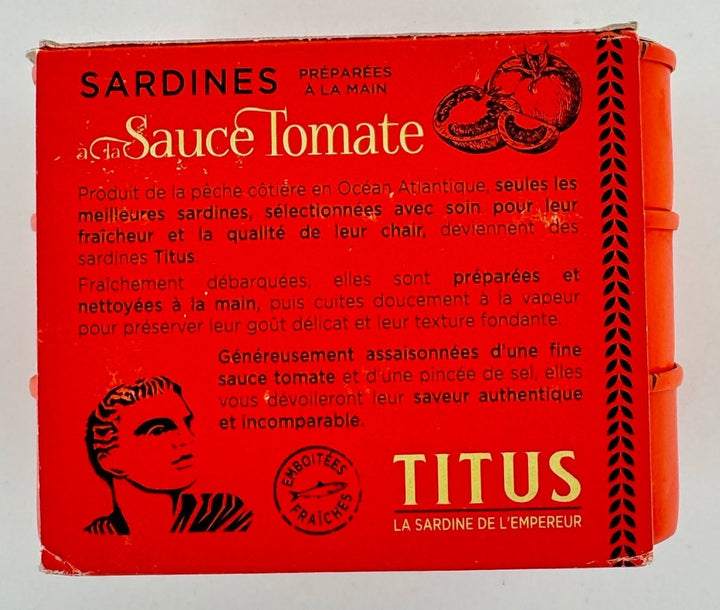 TITUS SARDINES TOMATE SAUCE - 3X125G - Branded