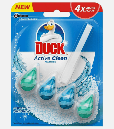 TOILET DUCK ACTIVE CLEAN RIMBLOCK MARINE - 38.6G - TOILET DUCK