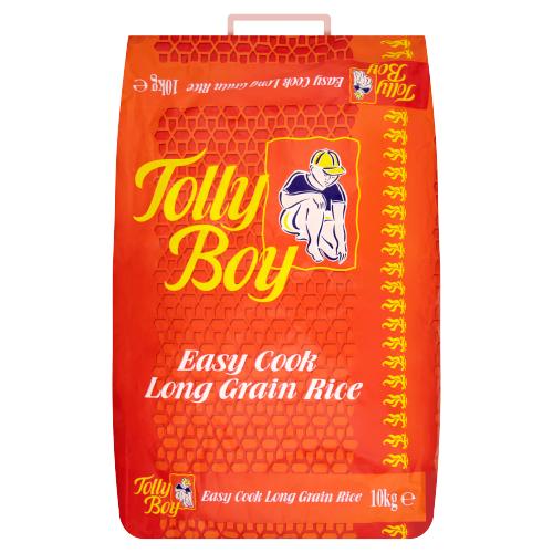 TOLLY BOY EASY COOK RICE - 10KG - TOLLY BOY