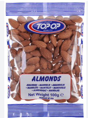 TOP - OP ALMONDS - 100G - TOP - OP