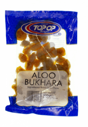 TOP - OP ALOO BUKHARA YELLOW DRIED PLUMS - 300G - TOP - OP