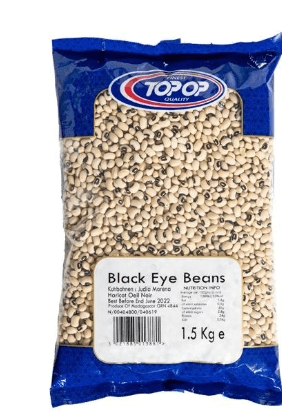 TOP - OP BLACK EYE BEANS - 1.5KG - TOP - OP