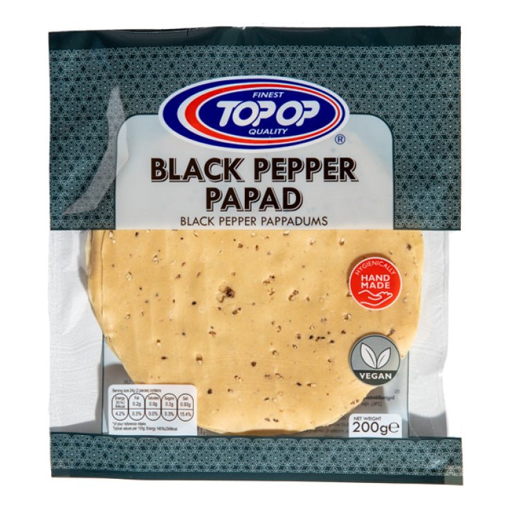 TOP - OP BLACK PEPPER PAPAD - 200G - TOP - OP