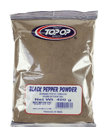 TOP - OP BLACK PEPPER POWDER - 400G - TOP - OP