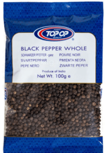 TOP - OP BLACK PEPPER WHOLE - 100G - TOP - OP