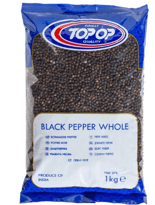 TOP - OP BLACK PEPPER WHOLE - 1KG - TOP - OP