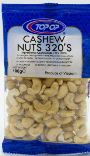 TOP - OP CASHEW NUTS - 100G - TOP - OP